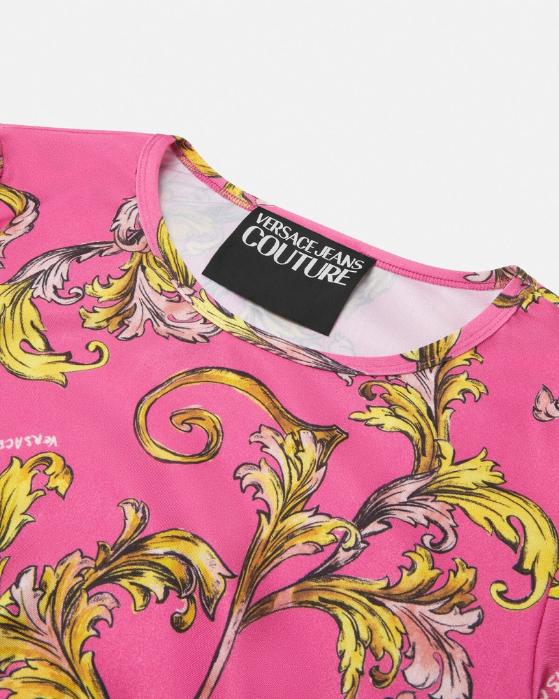 VERSACE JEANS COUTURE Outline Barocco Crop Top outlook