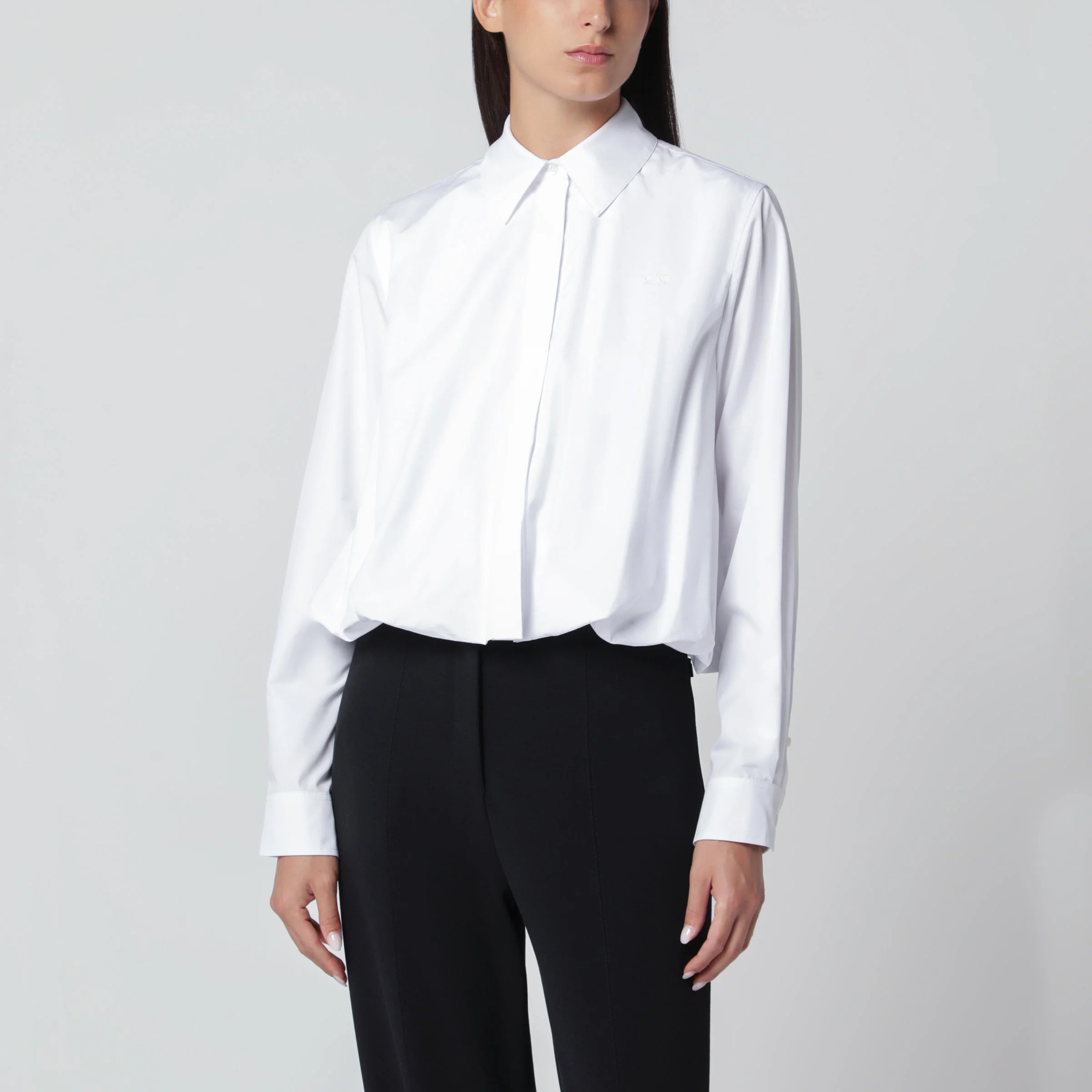 White cotton shirt - 1