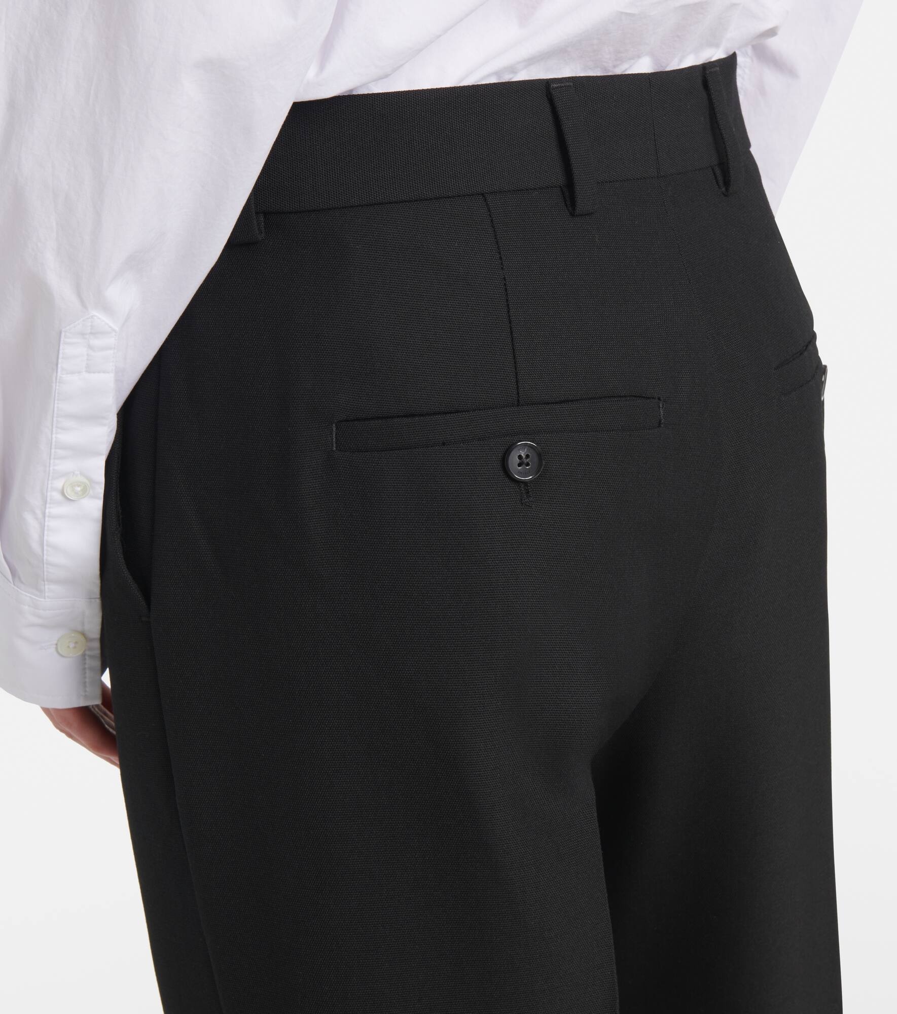 Mid-rise straight pants - 6