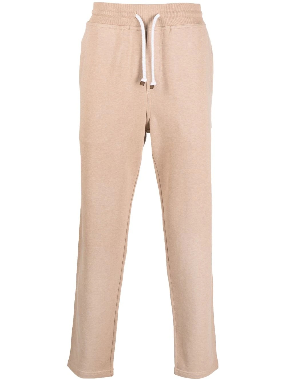 drawstring-waist straight-leg sweatpants - 1