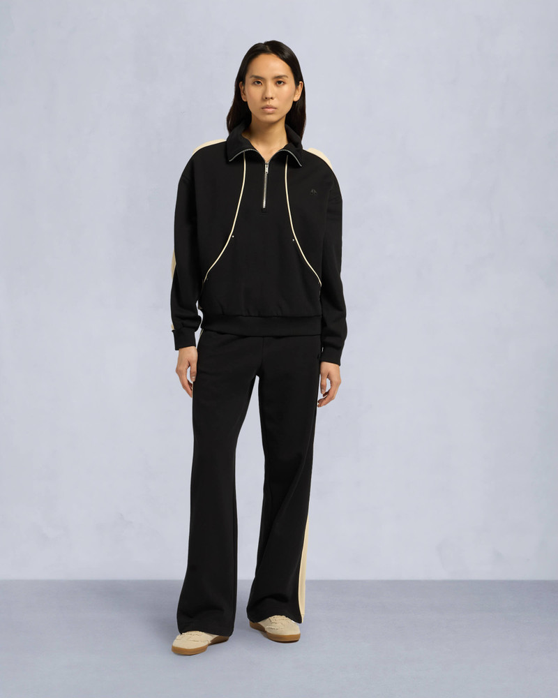 MOOSE KNUCKLES FAIRMONT QUARTER-ZIP SWEATER outlook