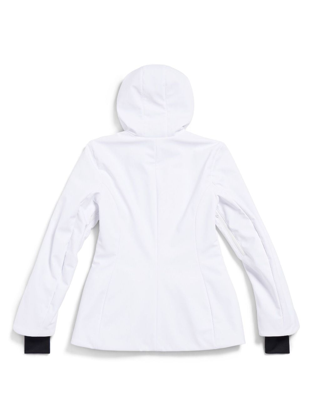 classic-hood zip-up coat - 5
