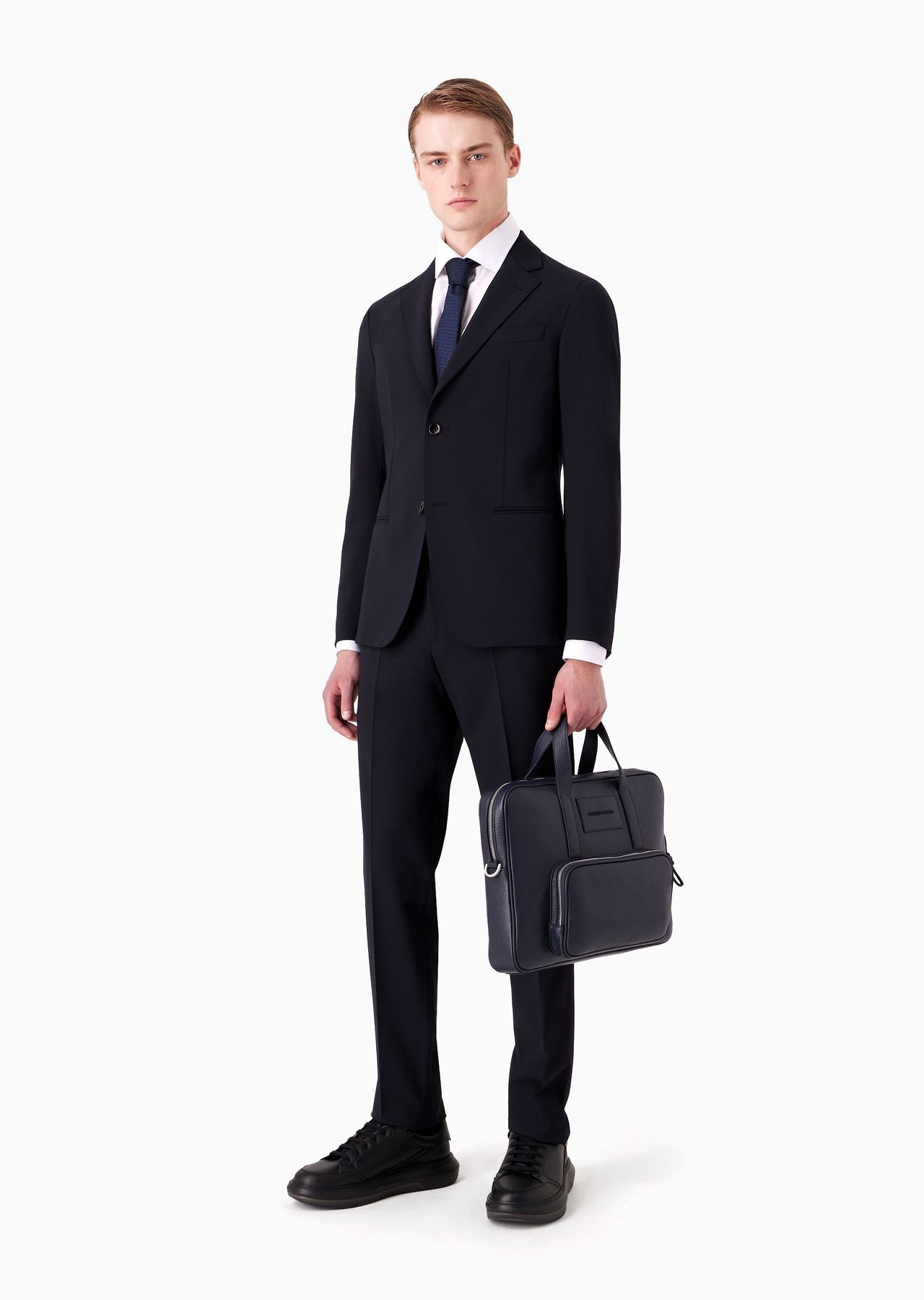 Business bag in tumbled leather - 7