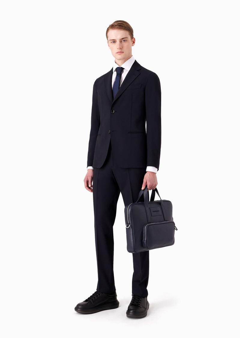 Business bag in tumbled leather 7