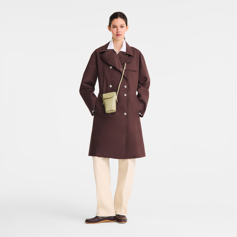 Longchamp Épure Phone case with leather lace outlook