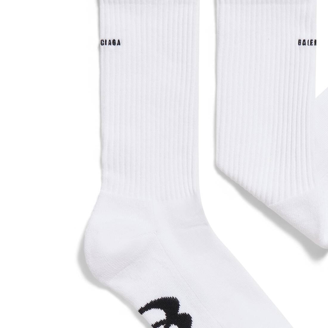 Men's Unity Sports Icon Socks in White/black - 2