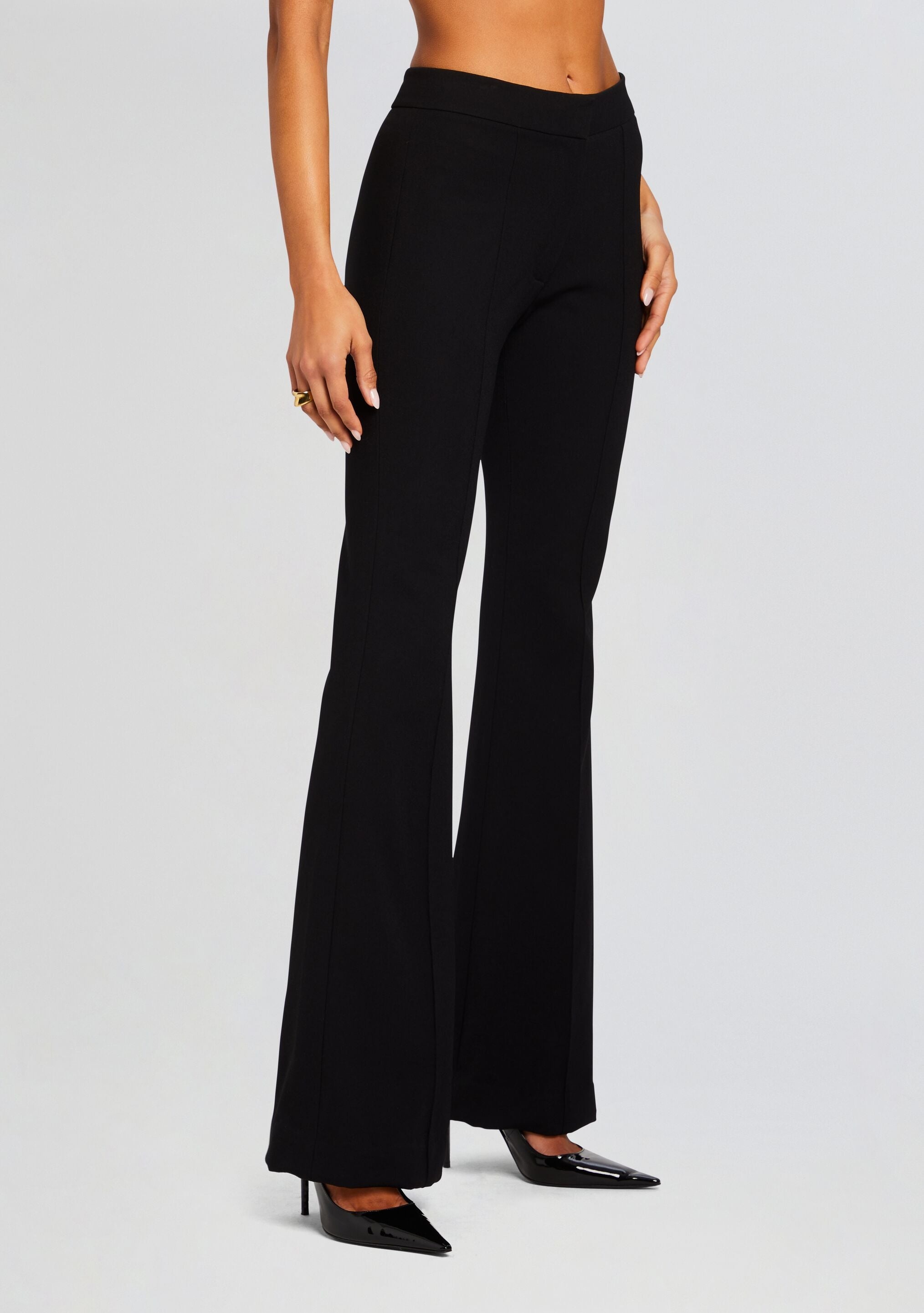 LIZZY LOW RISE FLARED TROUSERS - 3