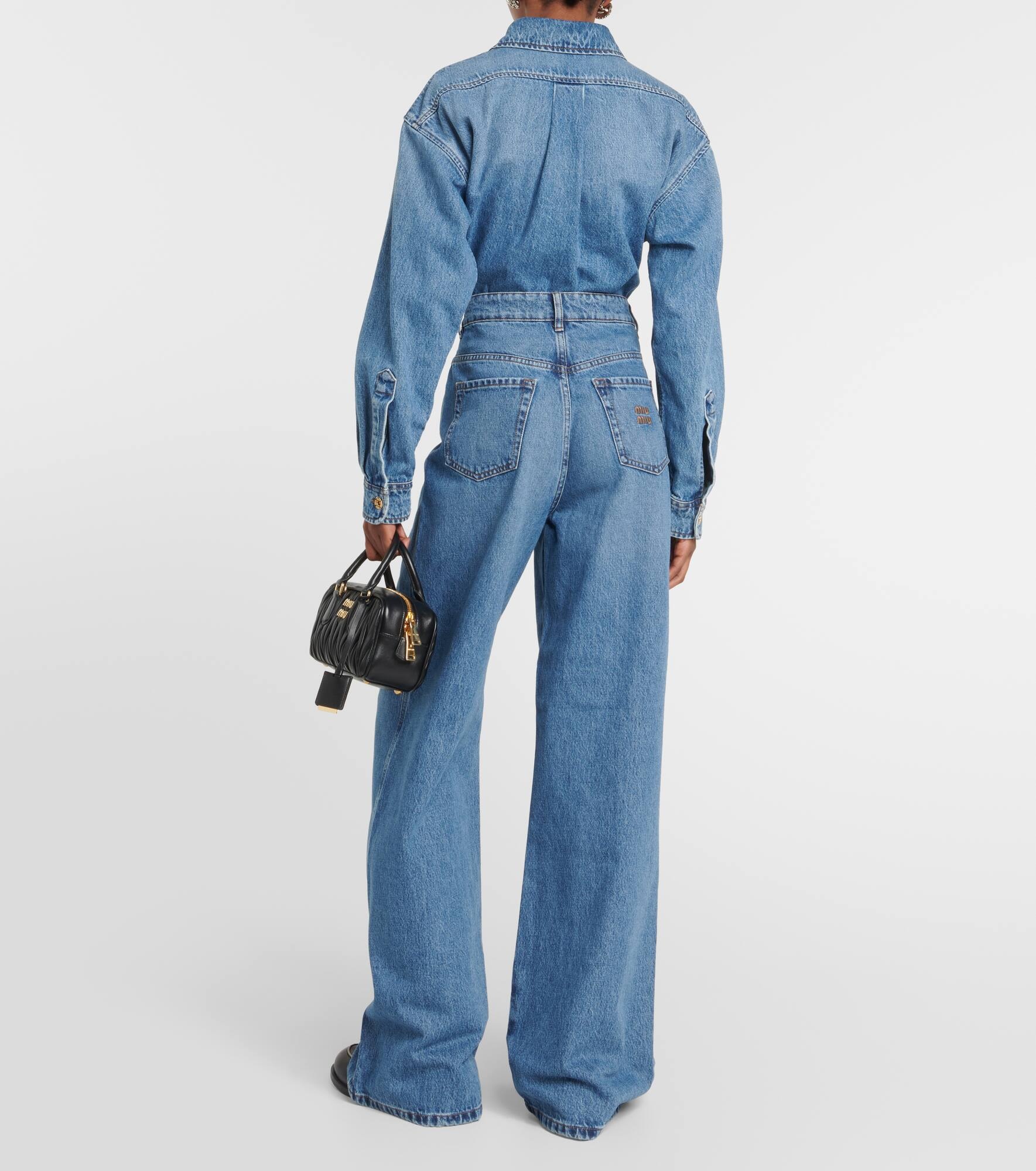 High-rise wide-leg jeans - 3