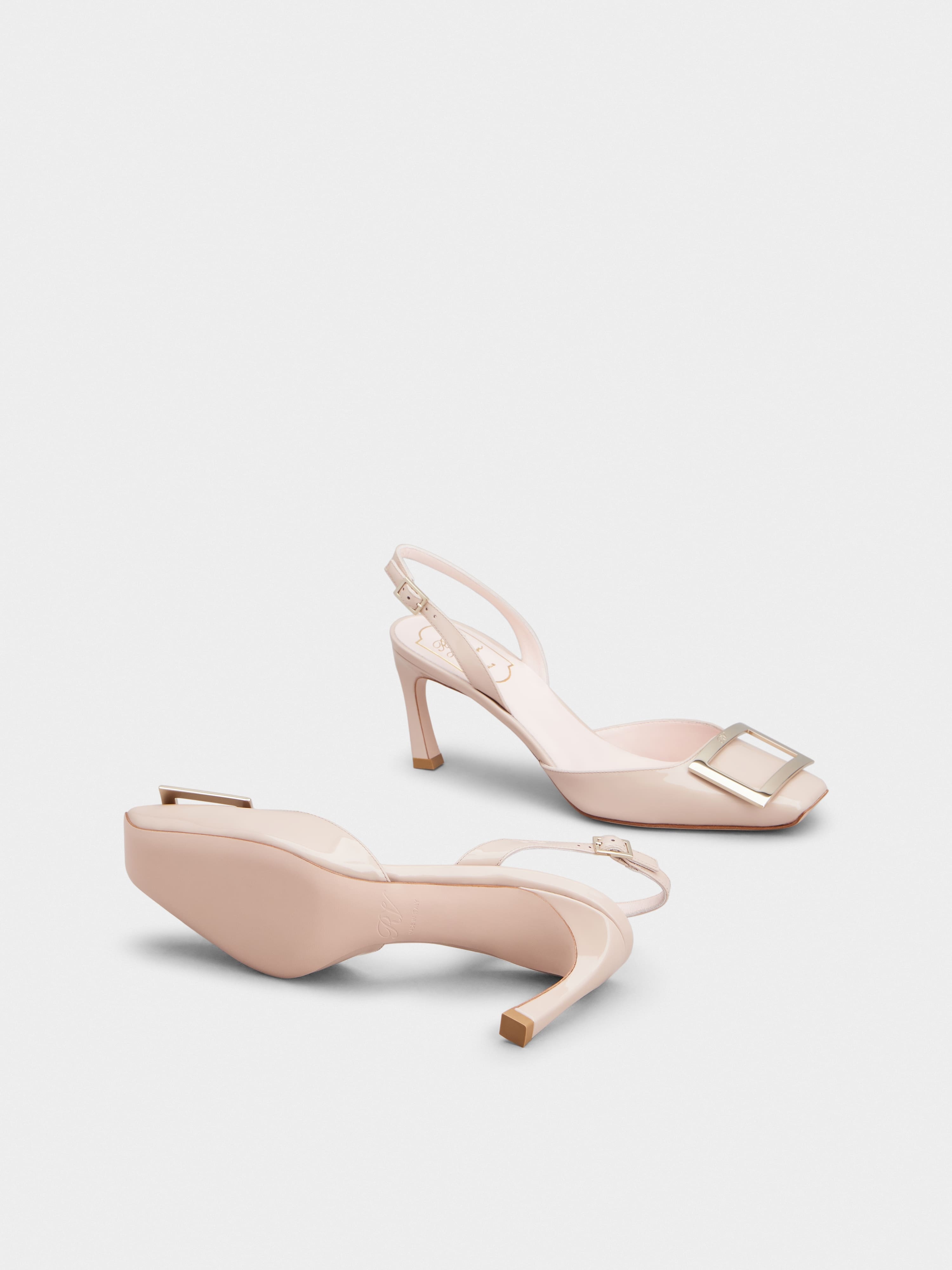 Trompette Slingback Pumps in patent leather - 6