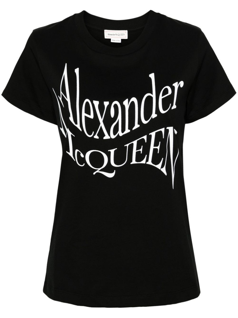 logo-print cotton T-shirt 1