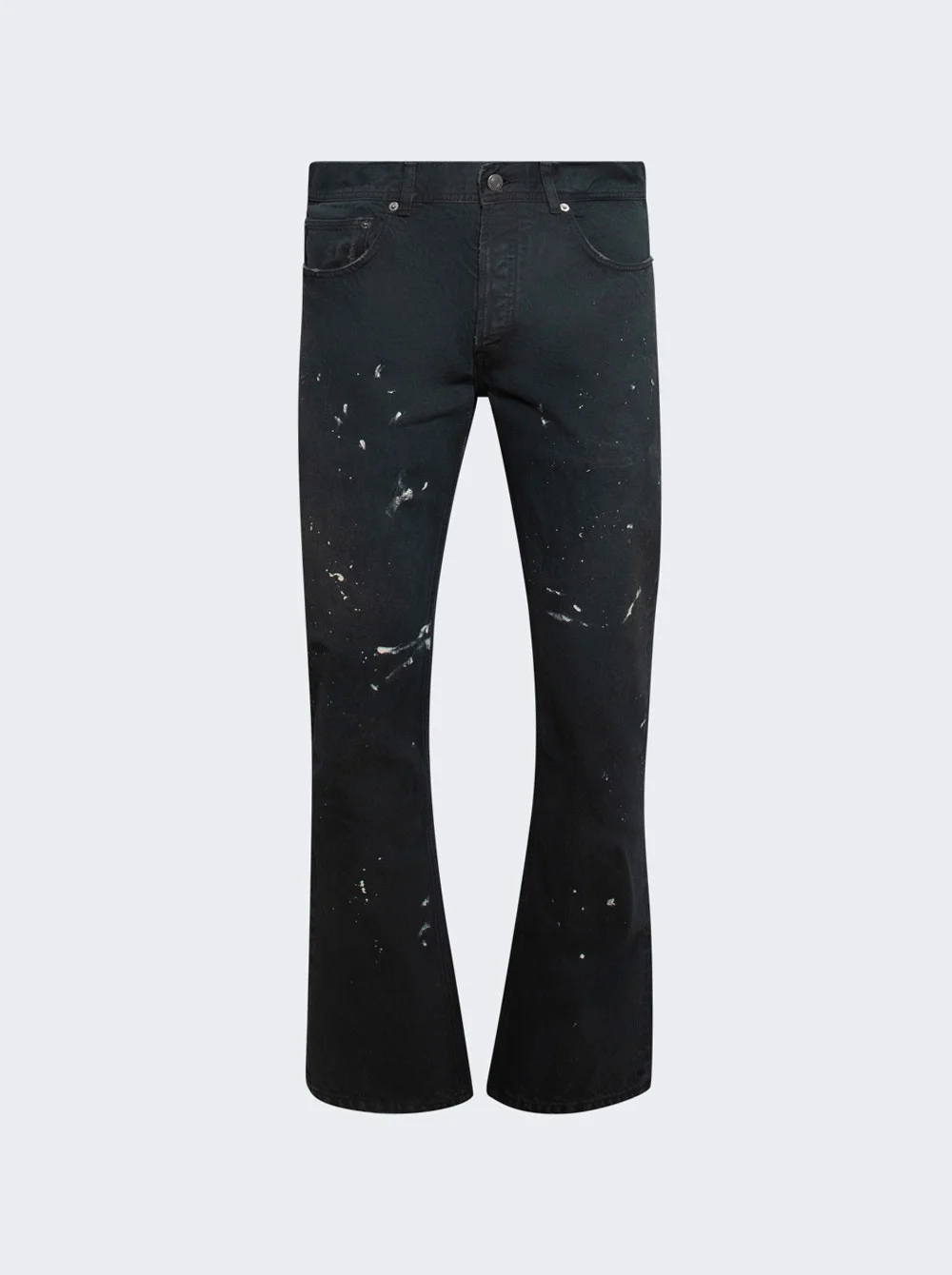Zurich 64 Flare Jeans Black And Paint - 1