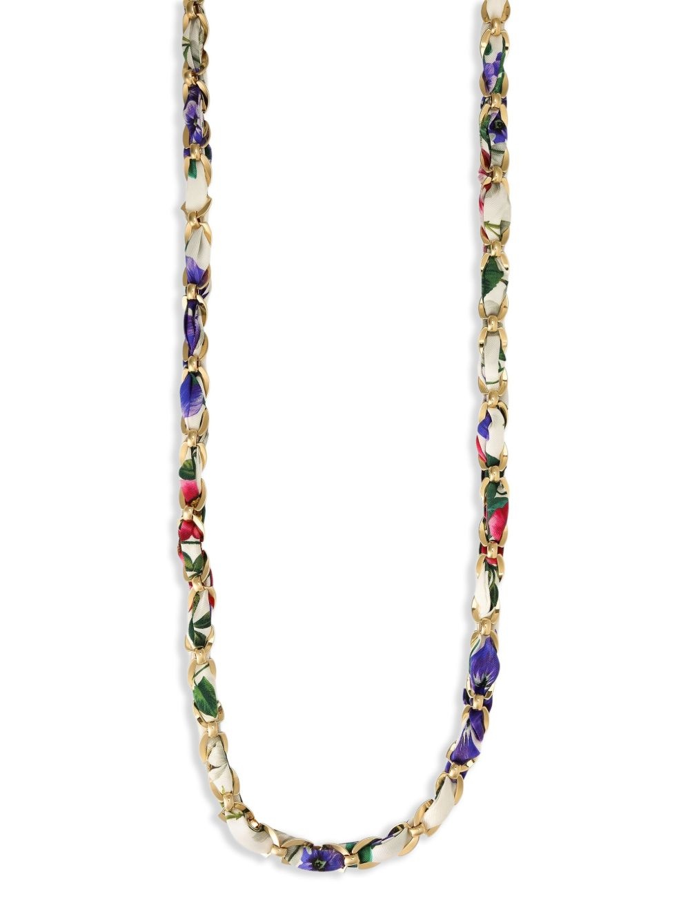 floral-print bag strap - 2