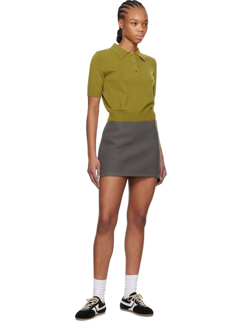 RIER Gray Walker Miniskirt outlook