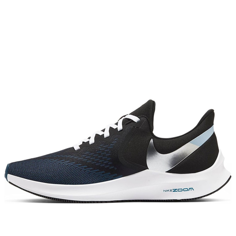 Nike Air Zoom Winflo 6 'Black Metellic Silver' CU2990-001 - 1