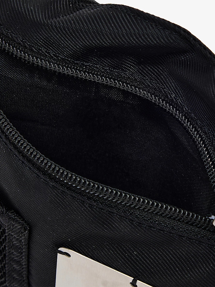 Zip-Pockets Woven Cross-Body Bag - 5