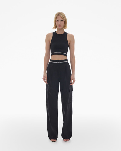 Helmut Lang PULL-ON STRETCH WOOL CARGO PANT outlook