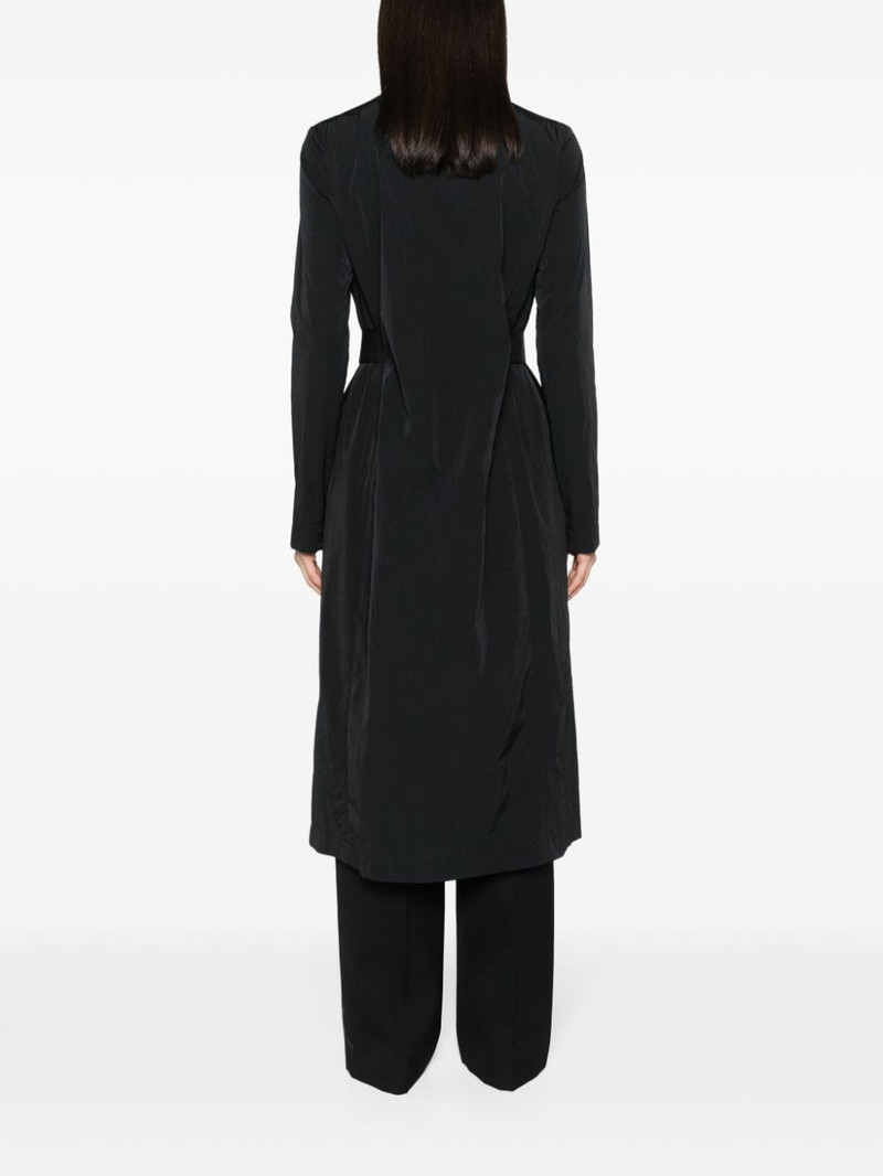 open-front crinkled parka coat 4