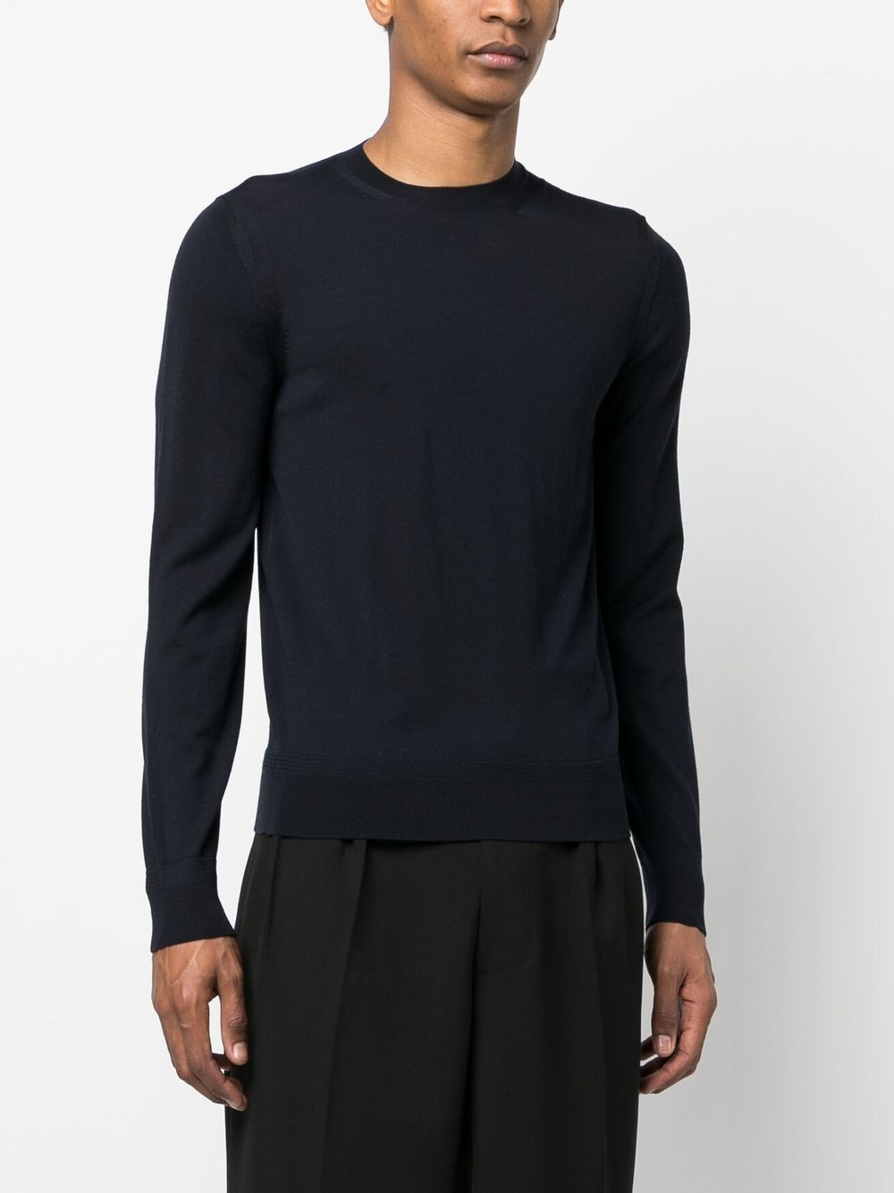 fine-knit wool jumper - 3