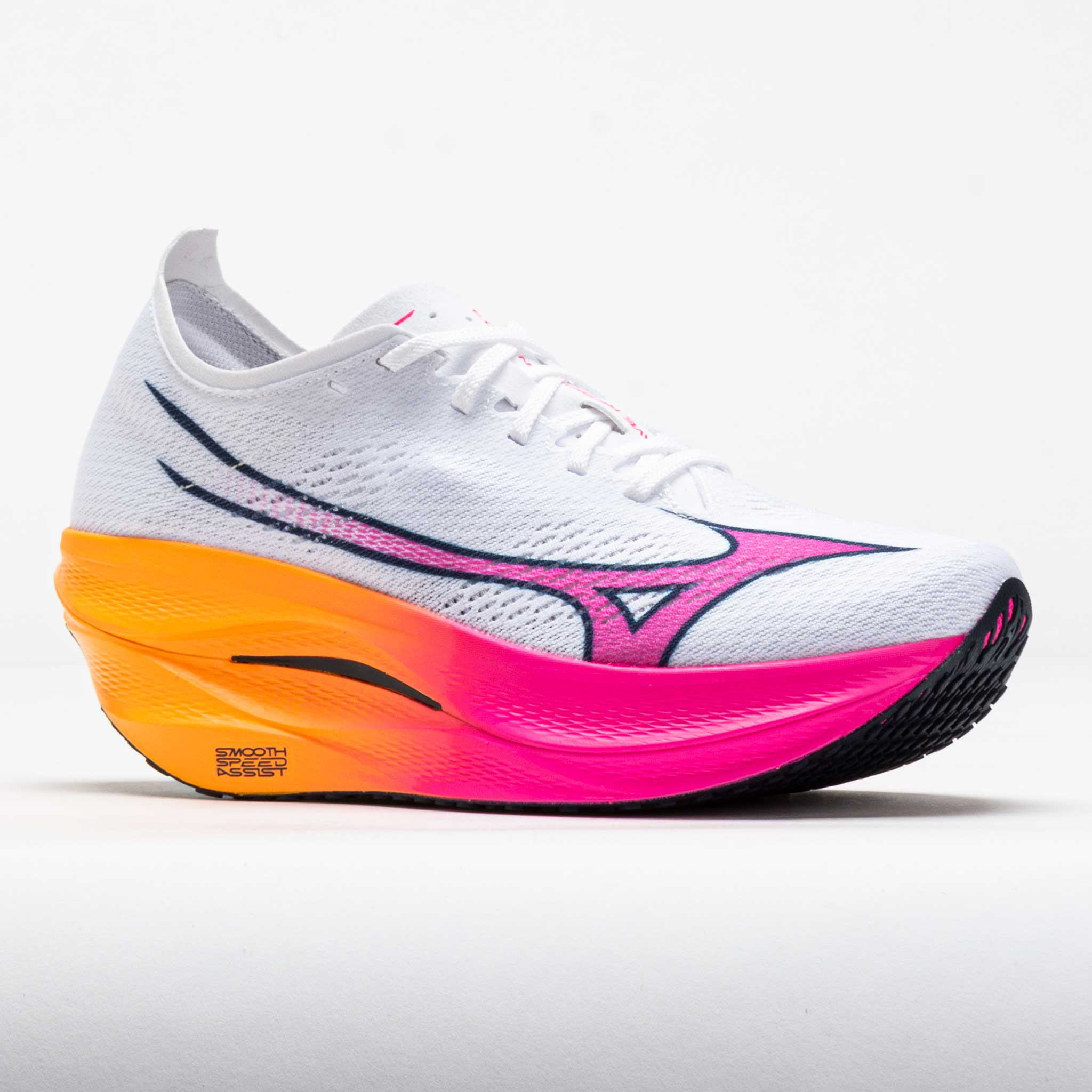 Mizuno Wave Rebellion Pro 3 Unisex White/Tang Orange - 5