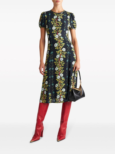 Etro floral-print A-line dress outlook