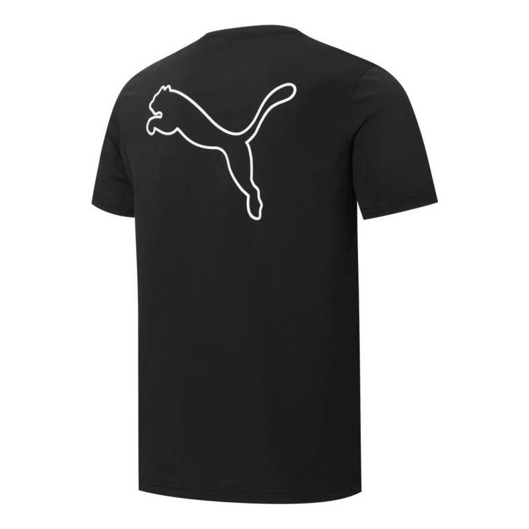 PUMA Back Big Logo Tee 'Black' 671961-01 - 2