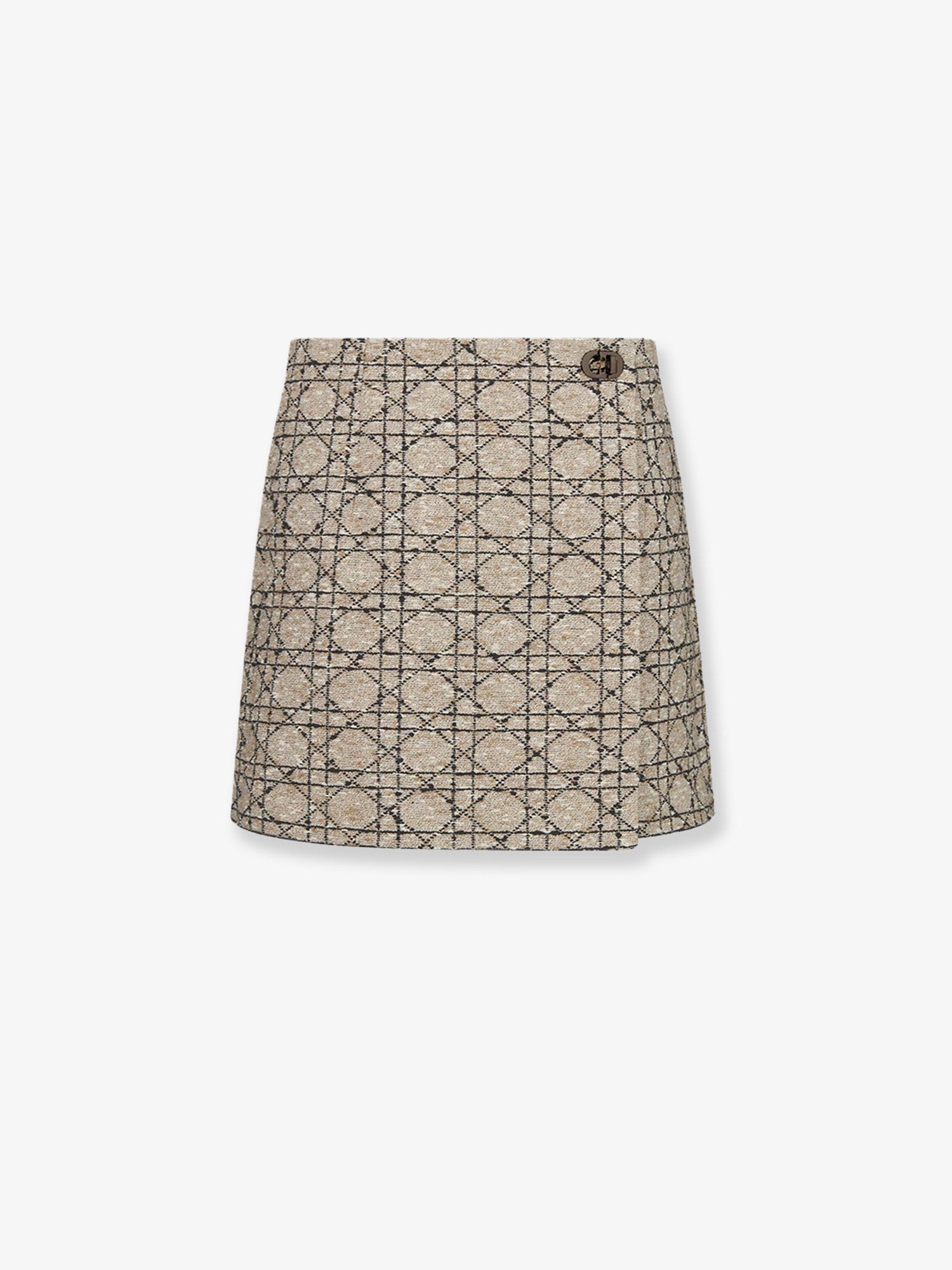 Dior Macrocannage Cotton Blend Tweed Shorts - 1