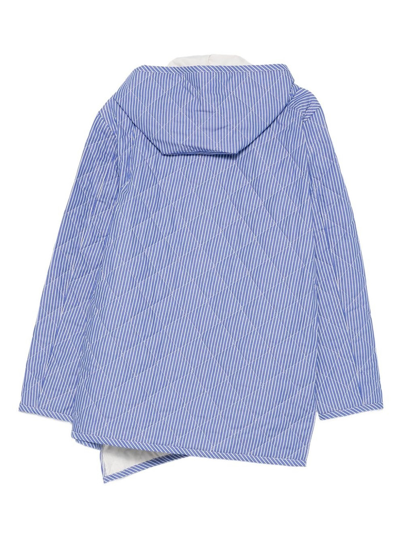 Comme des Garçons SHIRT striped quilted jacket outlook