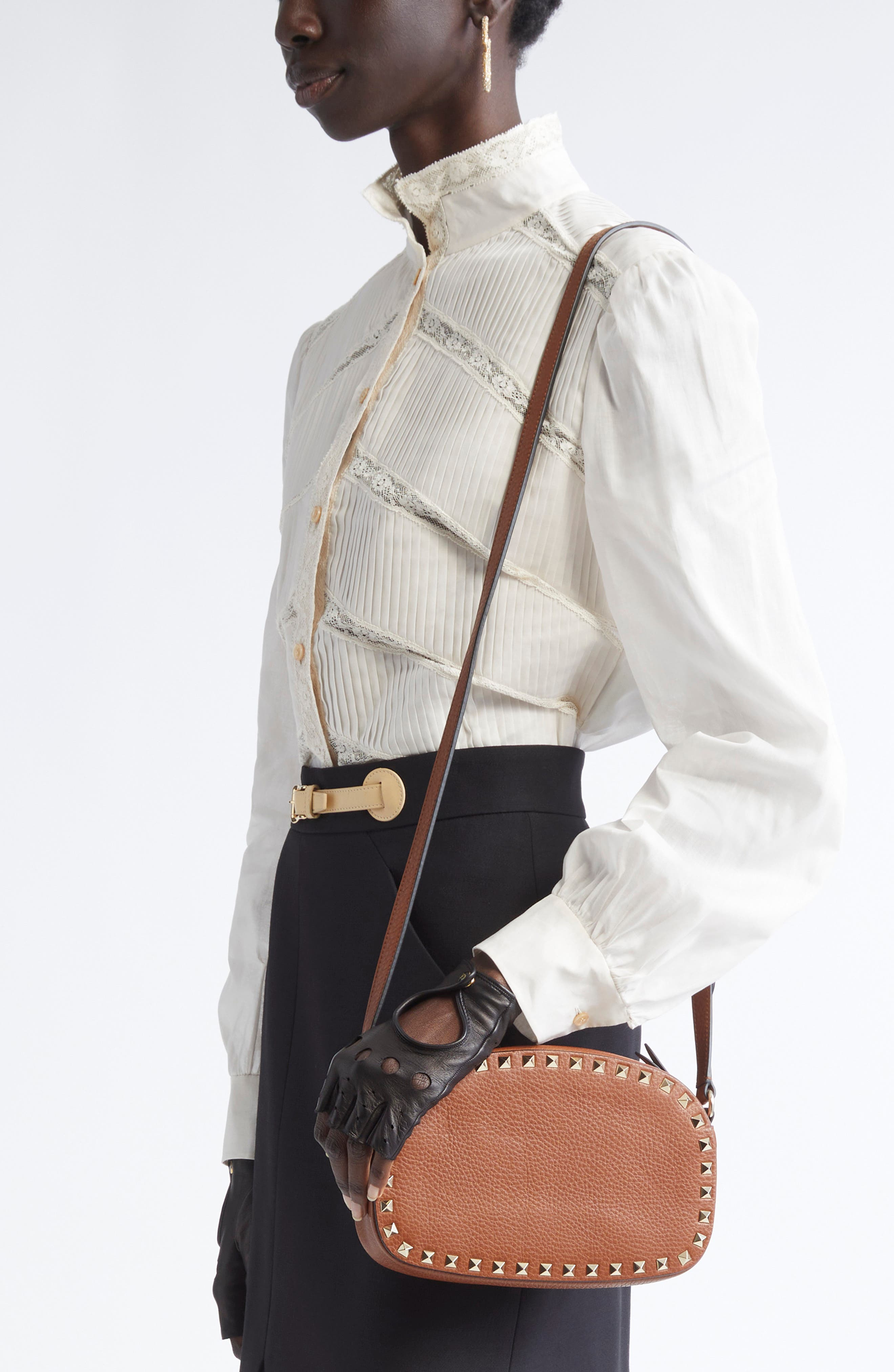 Valentino Garavani Rockstud Crossbody Camera Bag in Selleria at Nordstrom - 3