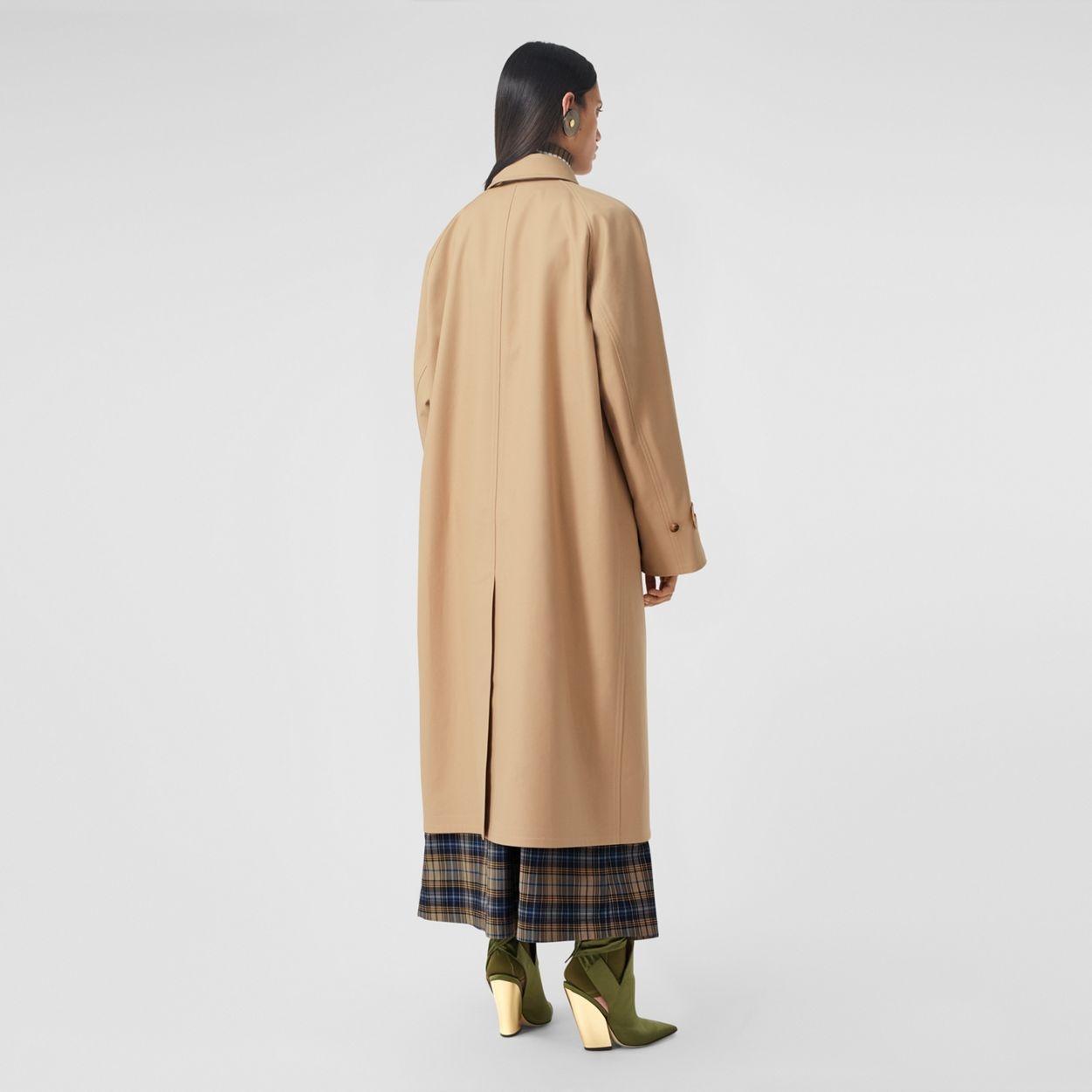 Cotton Gabardine Reconstructed Car Coat - 3