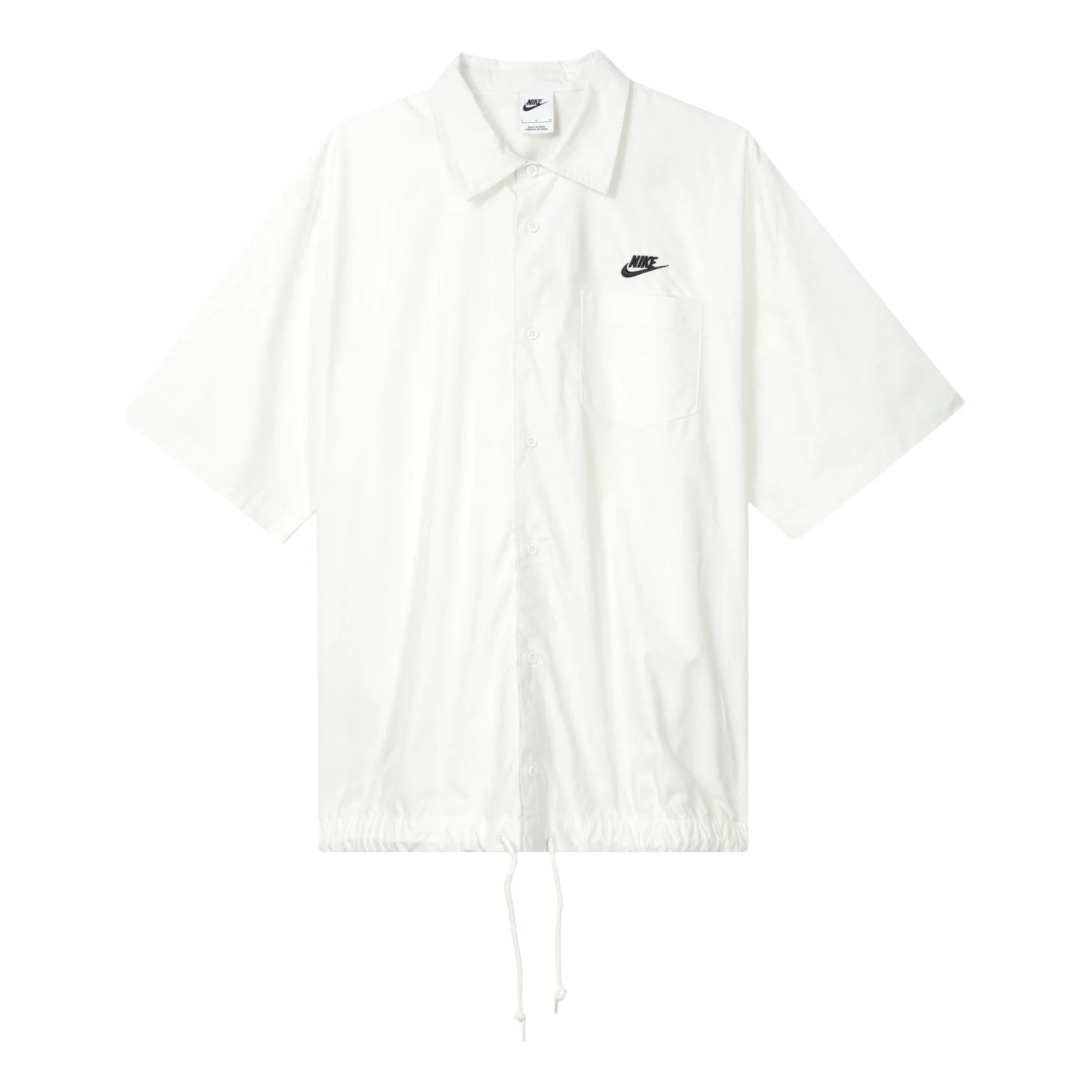 Nike Club Short Sleeve Oxford Button-Down Shirt Asia Sizing 'Sail' FN3903-133 - 1