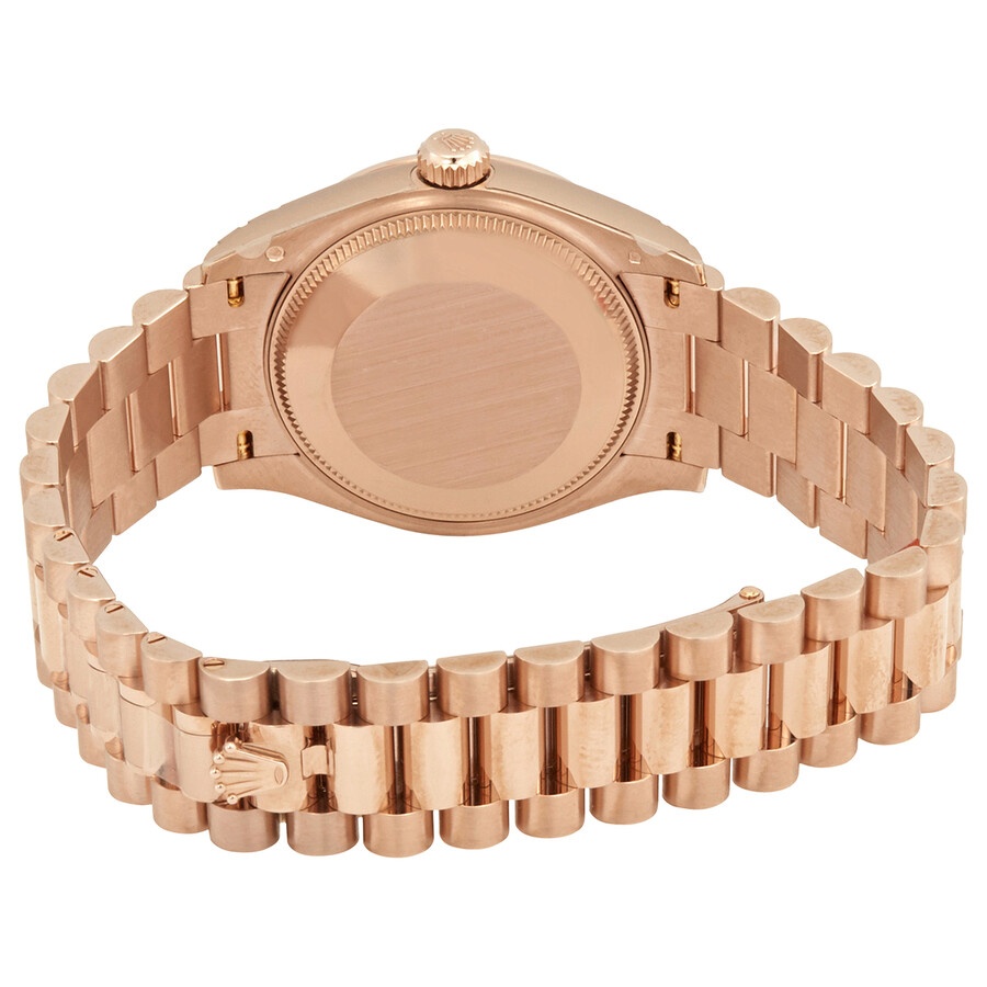 Rolex Datejust 31 White Dial Automatic Ladies 18kt Everose Gold President Watch 278275WRP - 3