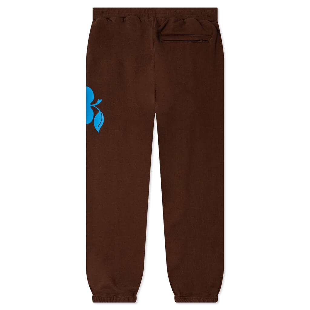 APPLE LOGO SWEATPANT - CHOCOLATE - 2