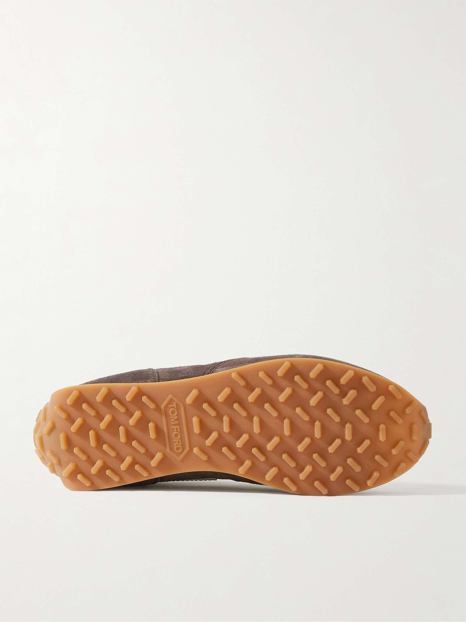 Mick Leather-Trimmed Suede and Mesh Sneakers - 3