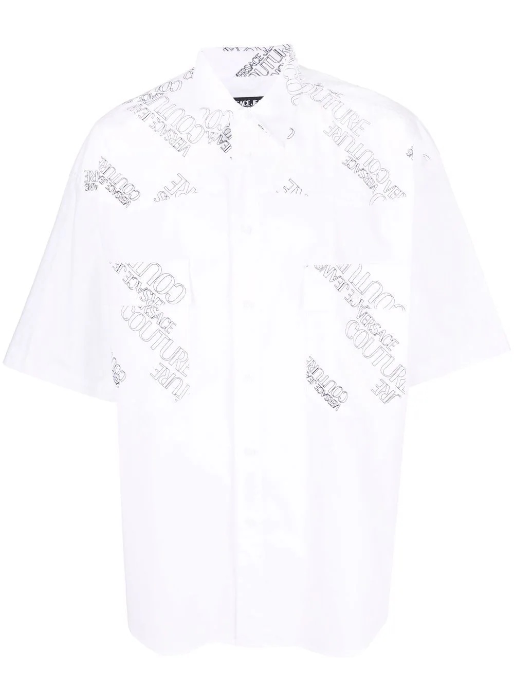 logo-print short-sleeve shirt - 1