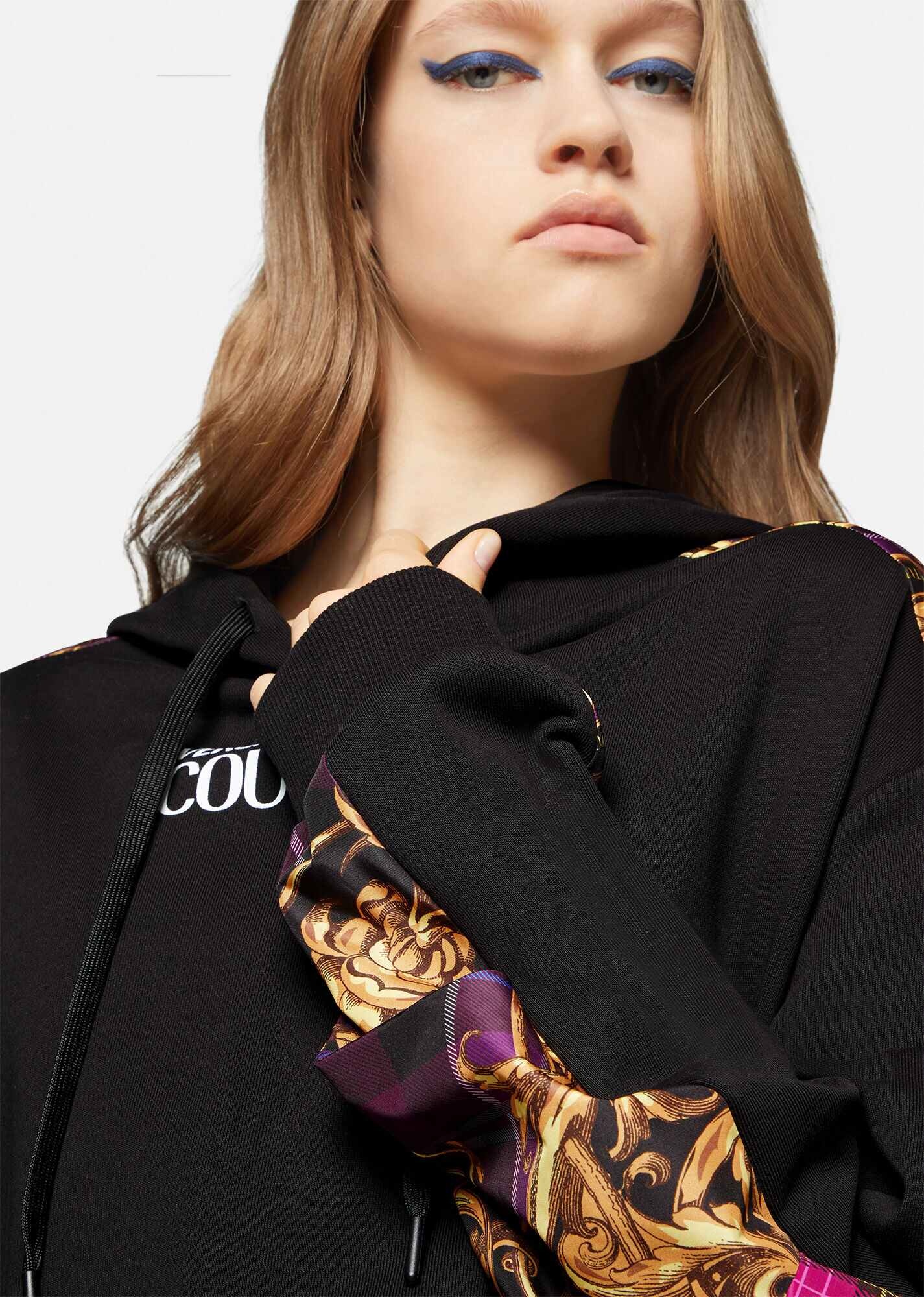 Tartan Baroque Print Hoodie - 5