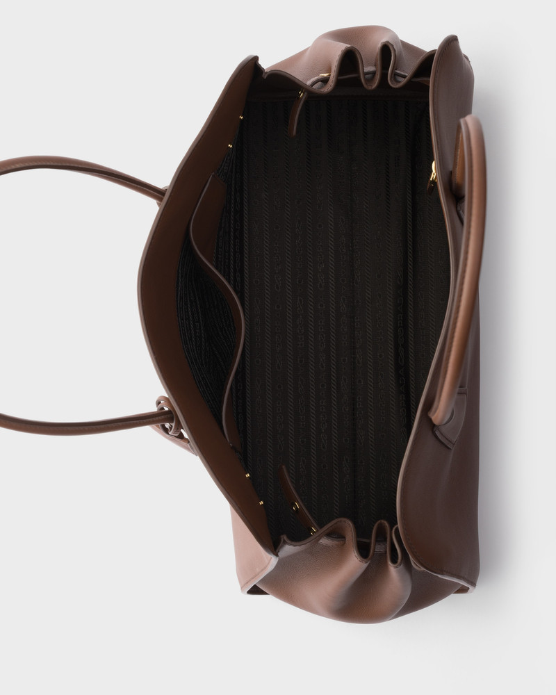 Large leather tote bag 4