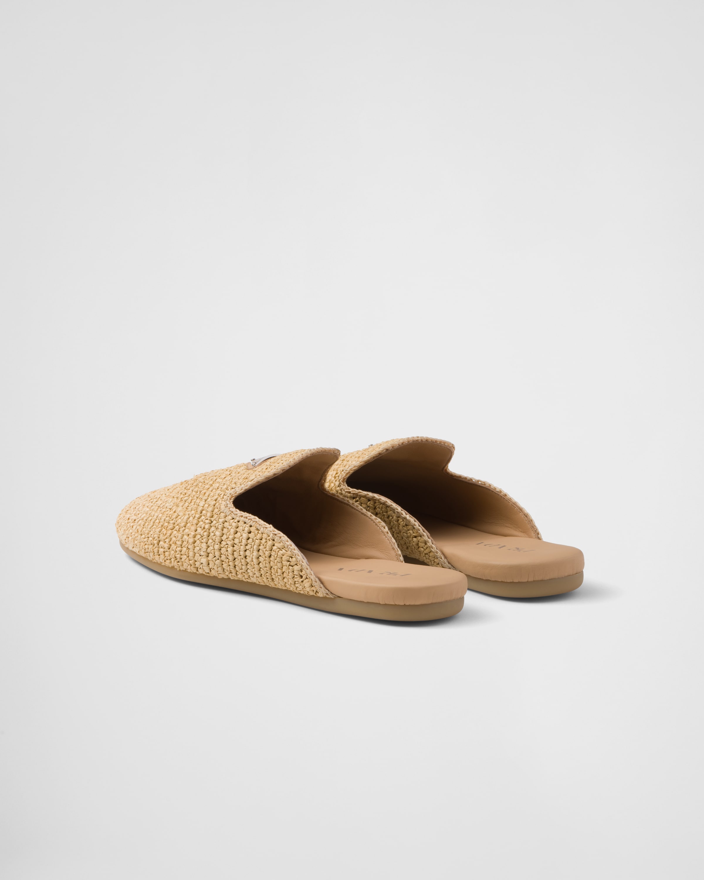 Woven fabric mules - 4