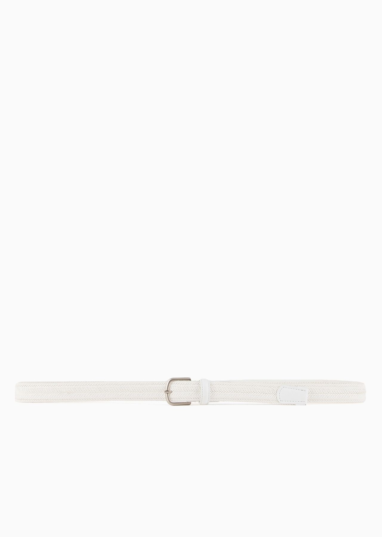 Braided cotton belt with pin buckle - 3