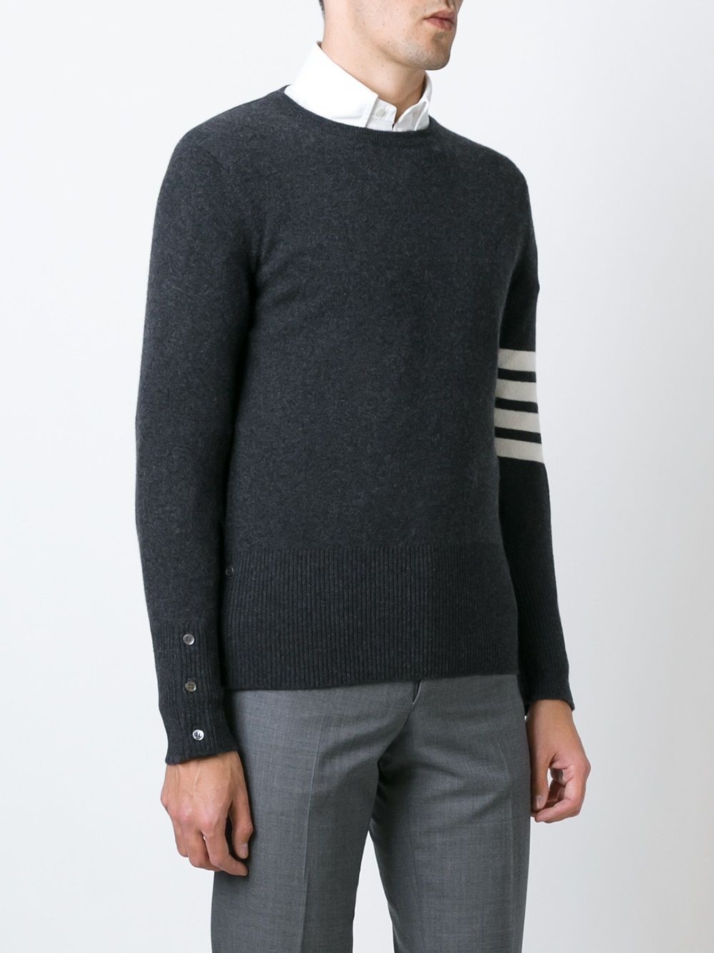 4-Bar Cashmere Pullover - 3