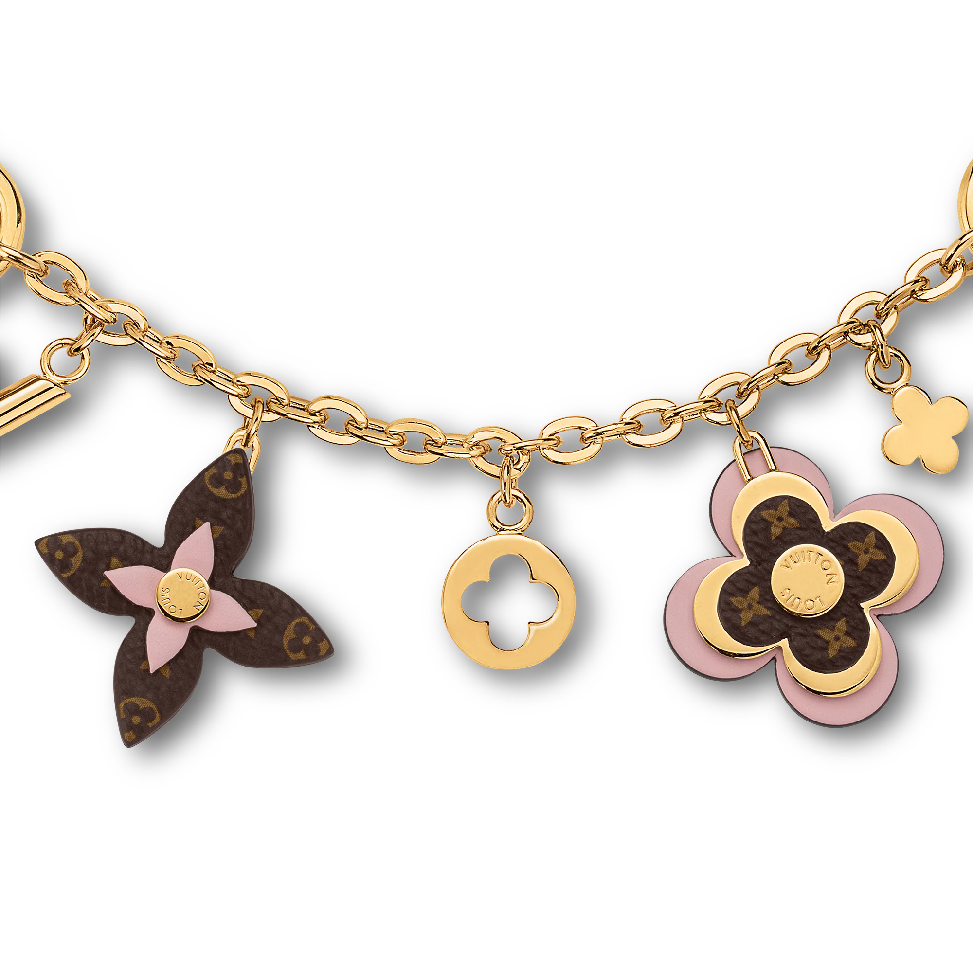 Blooming Flowers Chain Bag Charm - 2