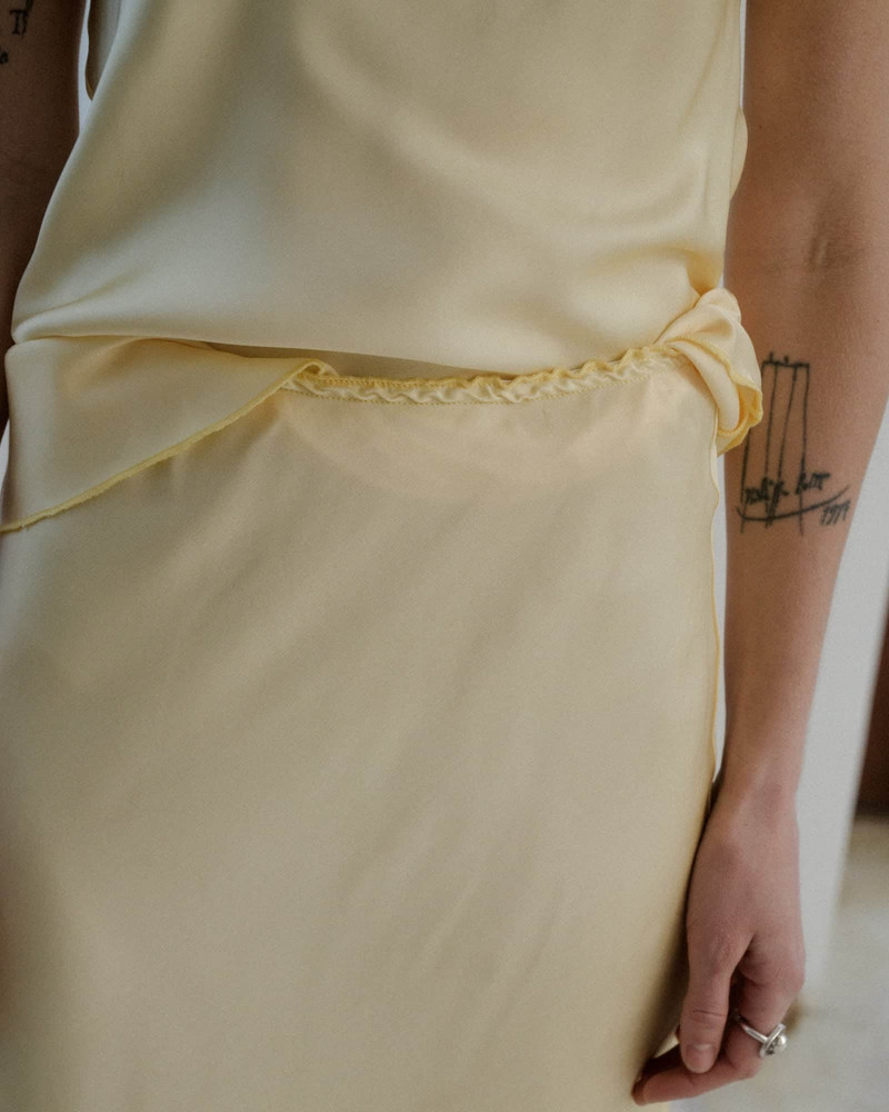 One Strap Dydine Top
                  - Ecovero Satin 4