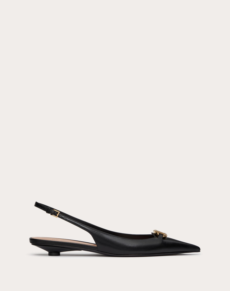 THE BOLD EDITION VLOGO CALFSKIN SLINGBACK BALLERINAS 20MM 1