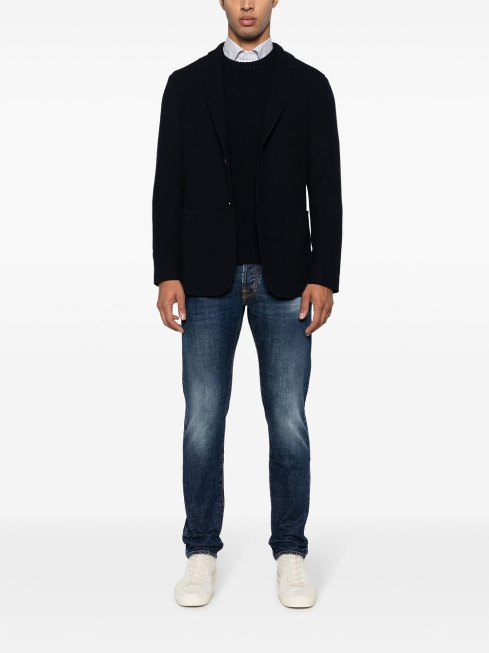 crew-neck merino wool jumper - 2
