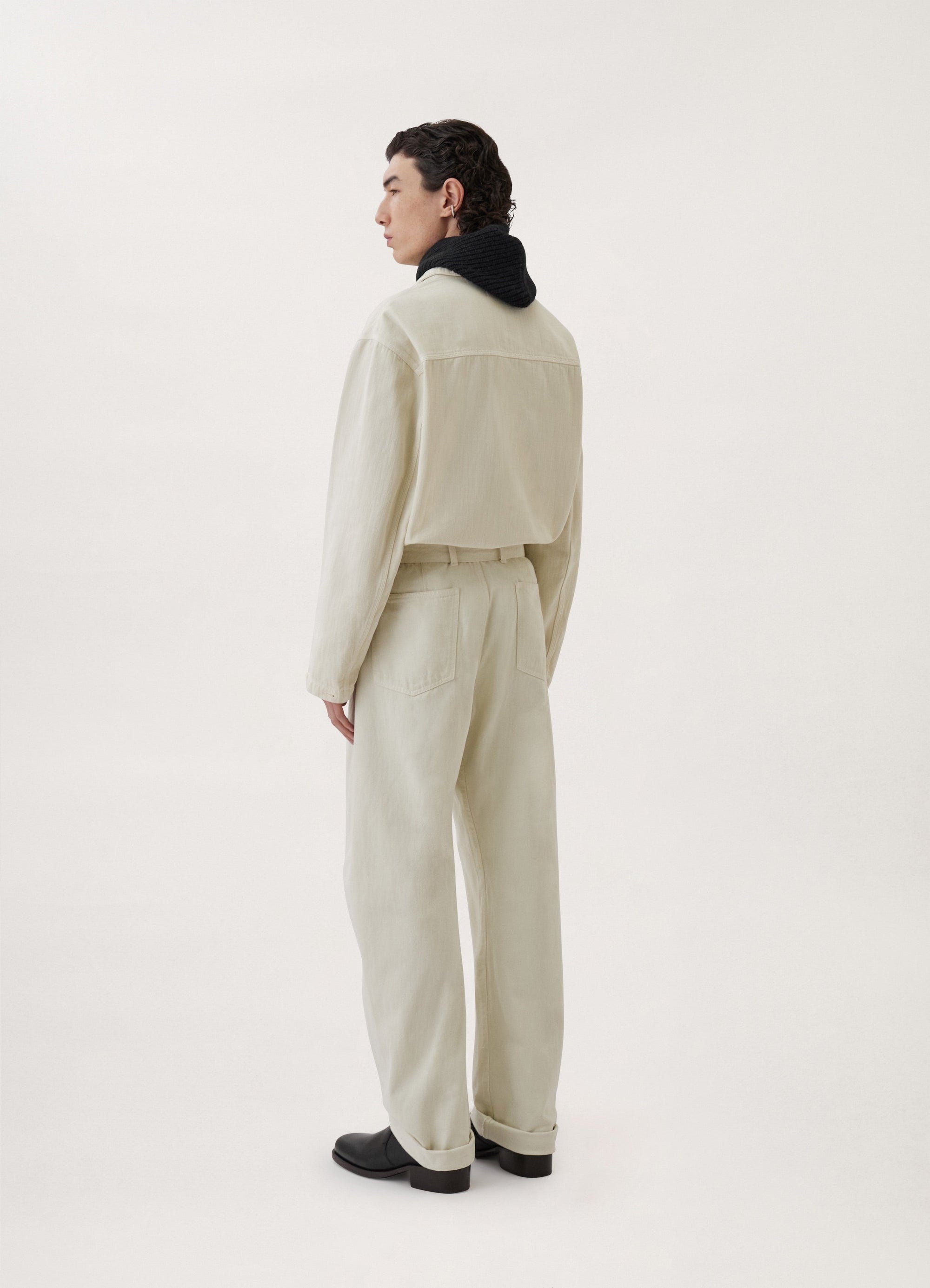 TWISTED BELTED PANTS
HEAVY GD DENIM - 9