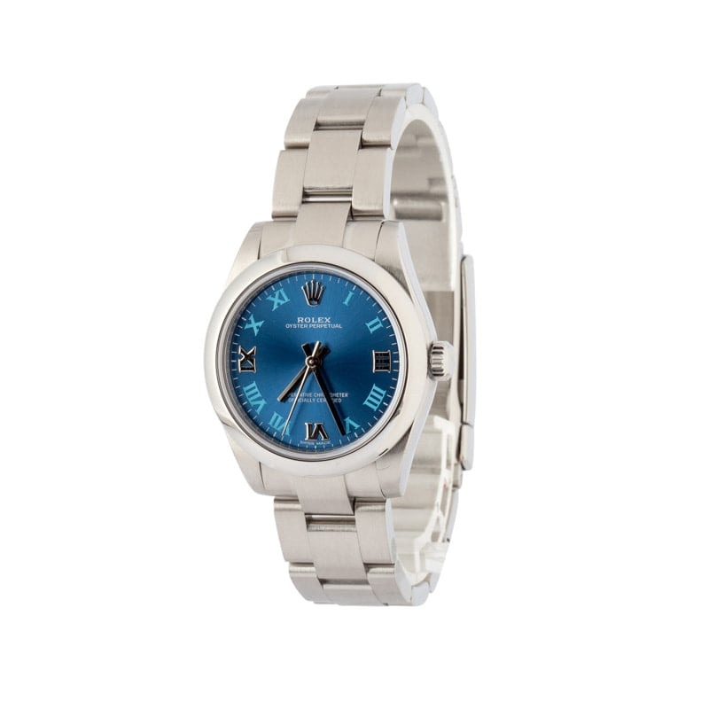 Rolex Oyster Perpetual 31 177200 Blue Dial - 2