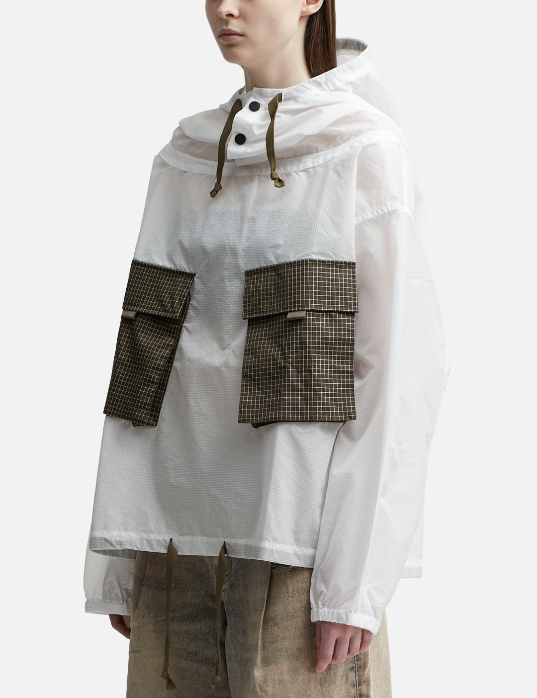 BRAIN DEAD TRANSLUCENT MILITARY SMOCK | REVERSIBLE
