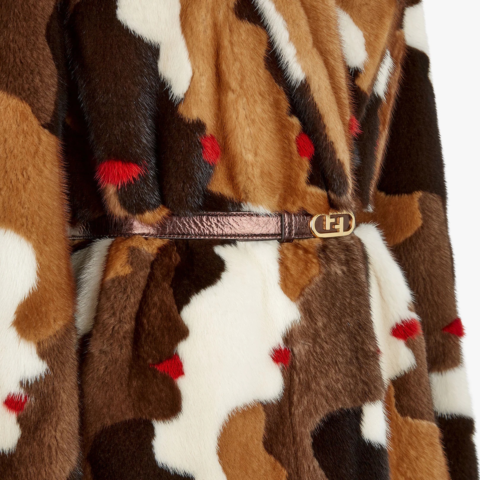 Multicolor mink coat - 3