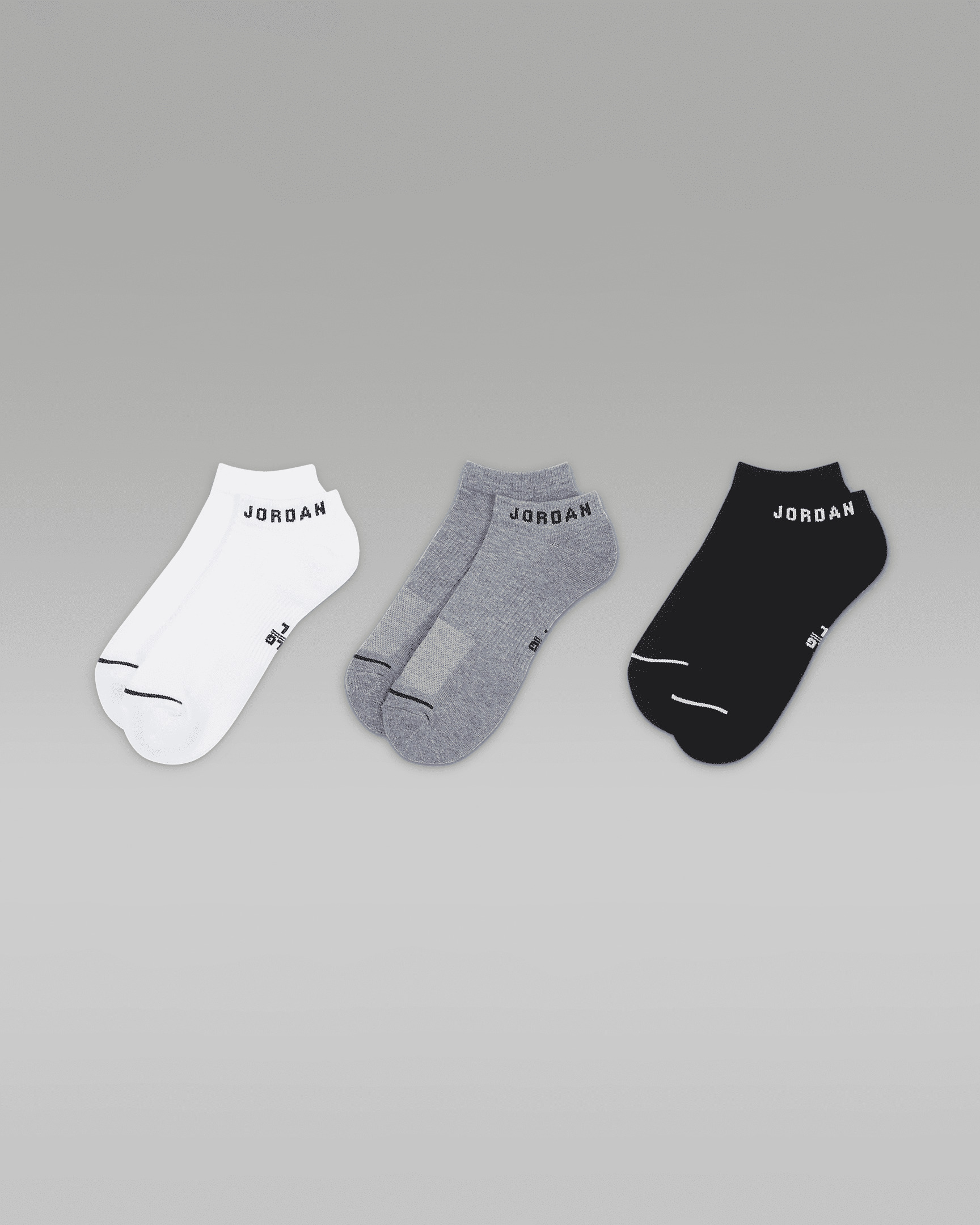 Jordan Everyday No-Show Socks (3 Pairs) - 2