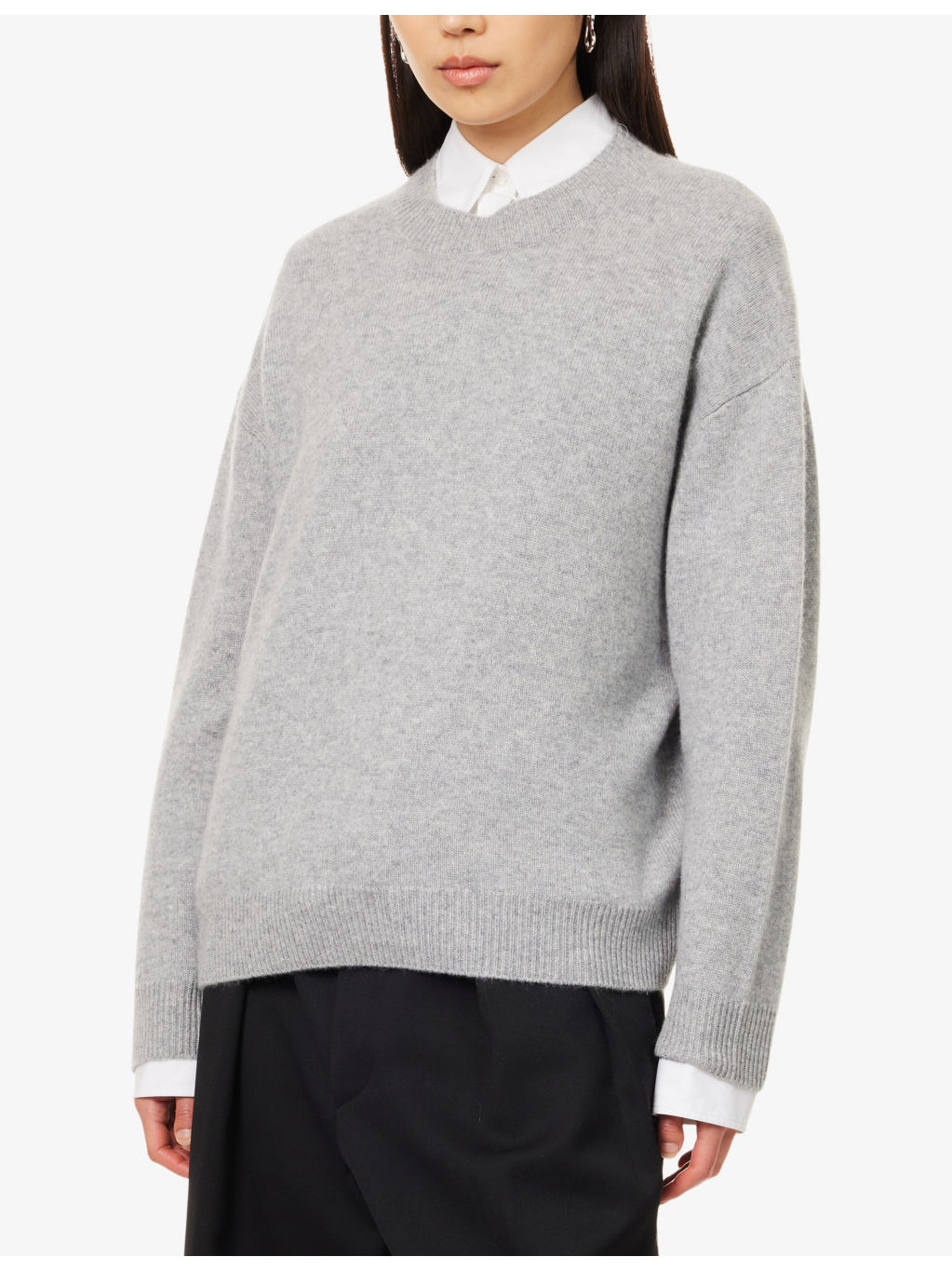 Lee Crew Dropped-Shoulders Cashmere Jumper - 3