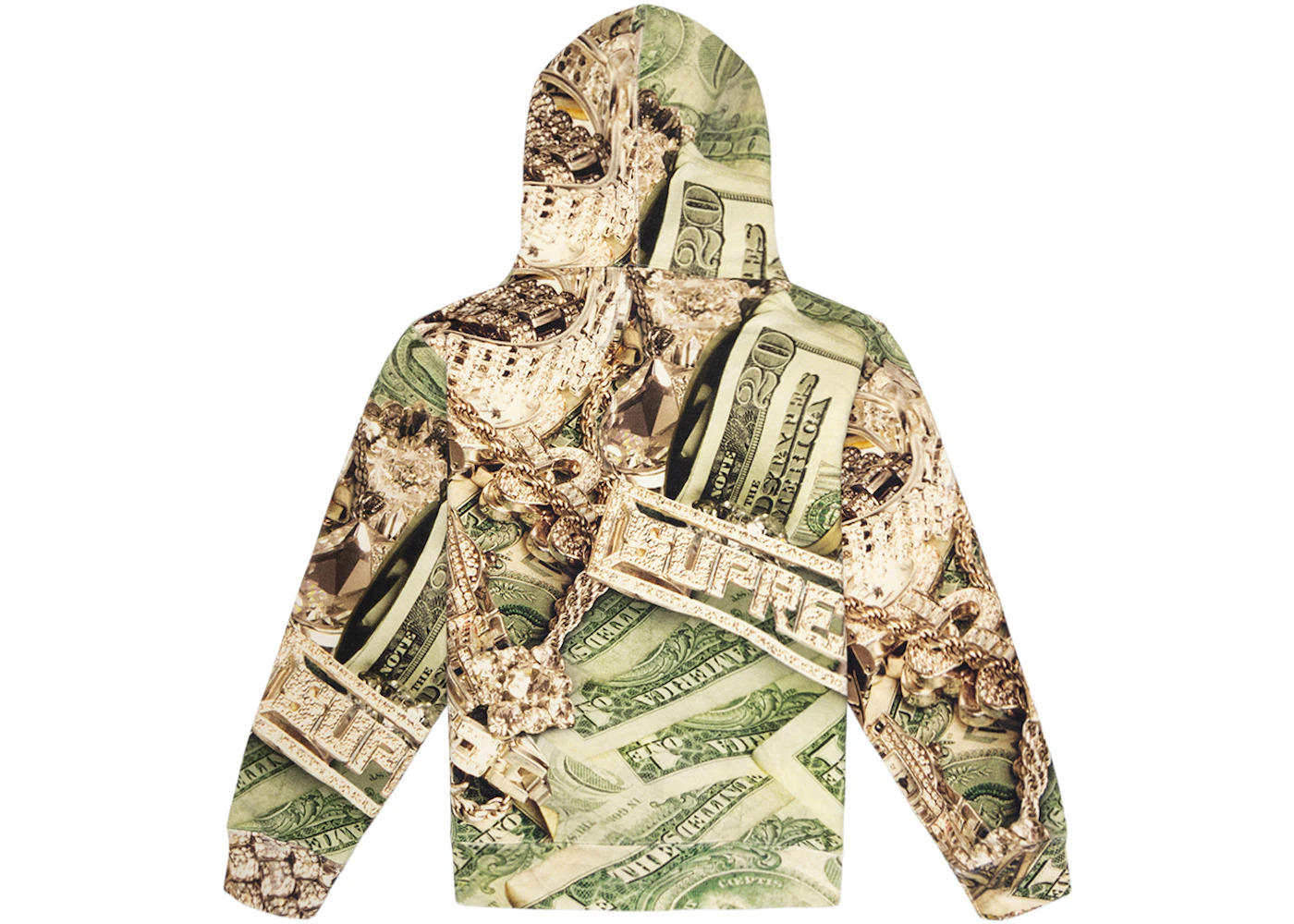 Supreme Bling Hooded Sweatshirt Green - 2